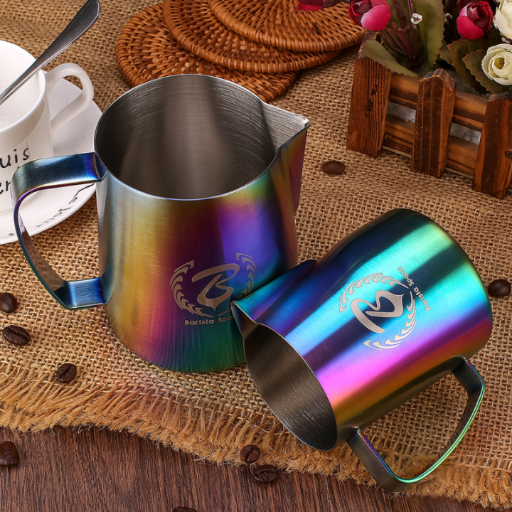 Barista Space Sandy Rainbow Mjölkkanna 0,45L Titanium