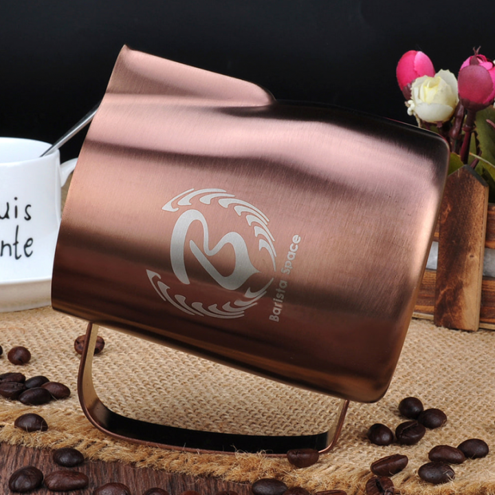 Barista Space Koppar Mjölkkanna 0,45L Titanium