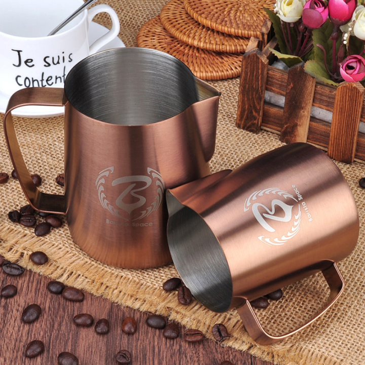 Barista Space Koppar Mjölkkanna 0,45L Titanium