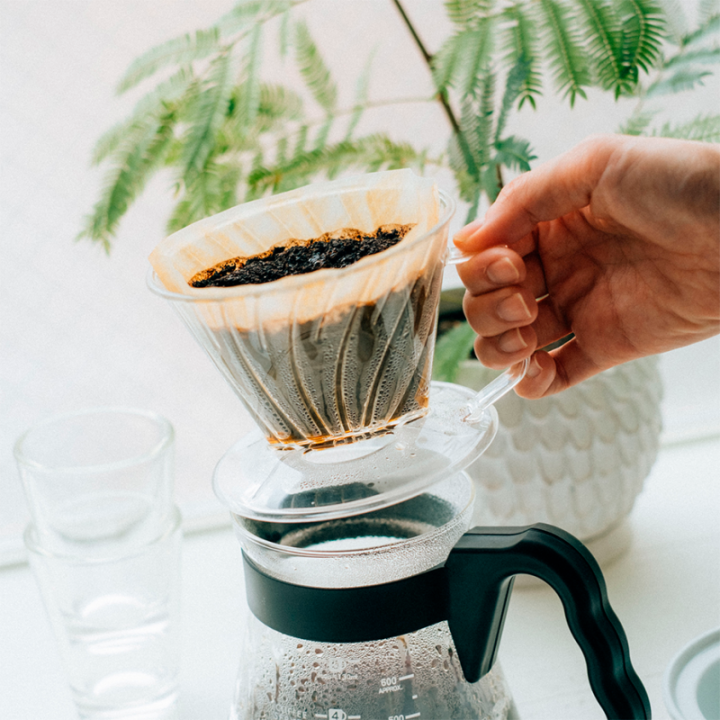 Hario Pegasus 02 Server inkl. Pappersfilter 02, Dripper 02 & V60-hällkanna