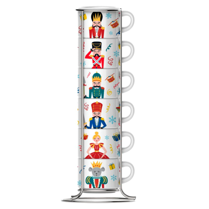 Bialetti Espressomugg Inkl. Kaffefat 4 st