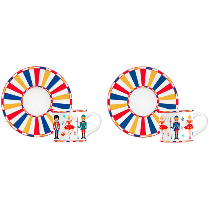 Bialetti Espressomugg Inkl. Kaffefat 4 st