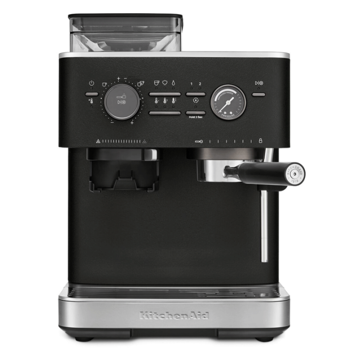 KitchenAid Semiautomatisk Espressomaskin Inkl. Kvarn Cast Iron Black