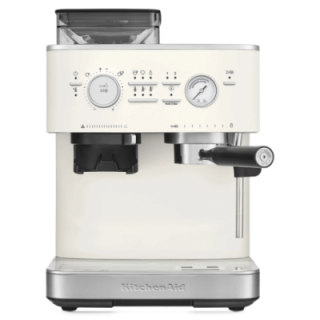 KitchenAid Semiautomatisk Espressomaskin Inkl. Kvarn Porslinsvit