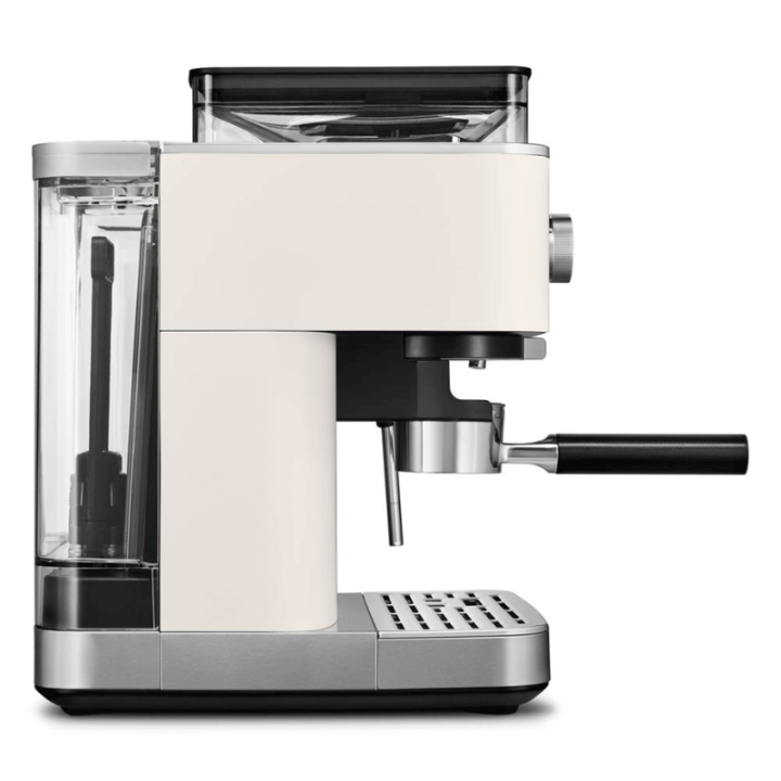 KitchenAid Semiautomatisk Espressomaskin Inkl. Kvarn Porslinsvit