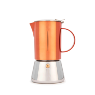 La Cafetière 4-koppars espressokanna koppar