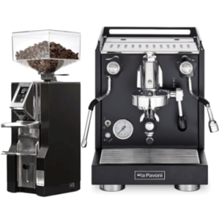 La Pavoni Ny Cellini Classic LPSCCB01EU inkl. Eureka Mignon Libra