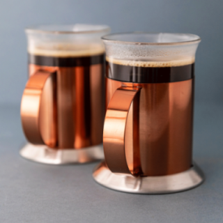 La Cafetière Mugg 30 cl 2 st Koppar