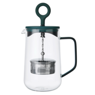 La Cafetière Gyro Spinfuser 1,25 L Tebryggare Grön/Glas