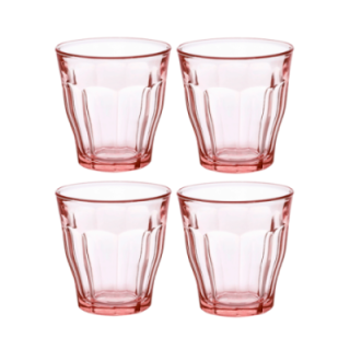 Duralex Picardie Caféglas 25 cl 4 st Rosa