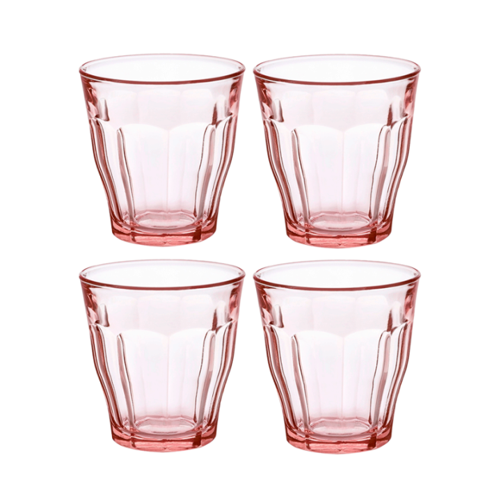 Duralex Picardie Caféglas 25 cl 4 st Rosa