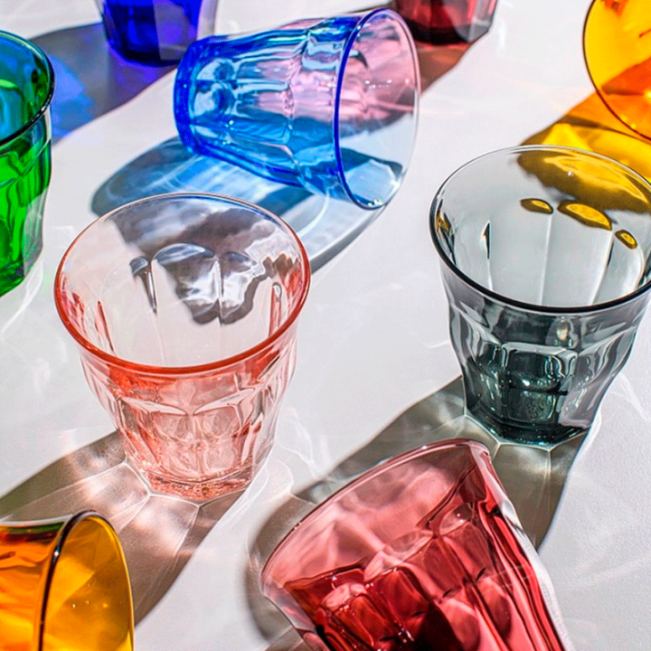 Duralex Picardie Caféglas 25 cl 4 st Rosa