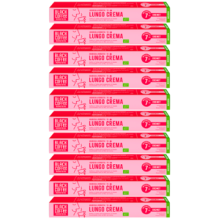 Black Coffee Roasters Lungo Crema Kaffekapslar Eko 10 x 10 st