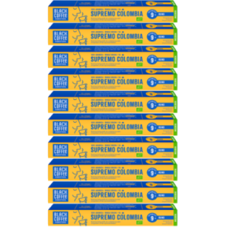 Black Coffee Roasters Supremo Colombia Kaffekapslar Eko 10 x 10 st