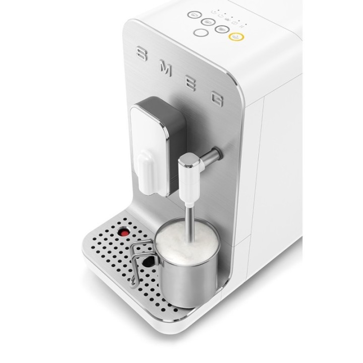Smeg BCC12WHMEU Vit inkl. 1,8kg Rigtig Kaffe Mixpaket Kaffebönor