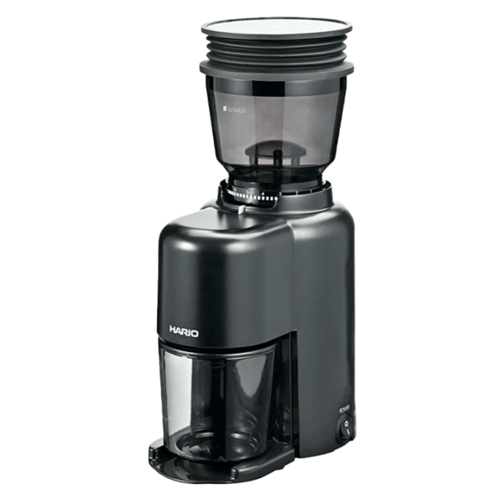 Hario V60 Elektrisk Kaffekvarn m. Blow Up System