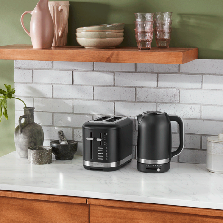 KitchenAid 5KMT2109EBM Brödrost 2 skivor matt svart