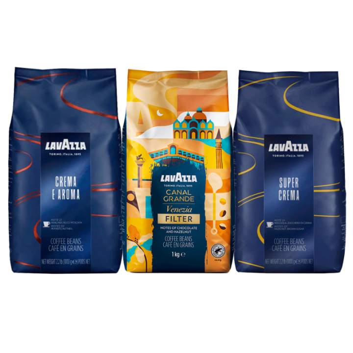 Lavazza Mixpaket 3kg Hela kaffebönor