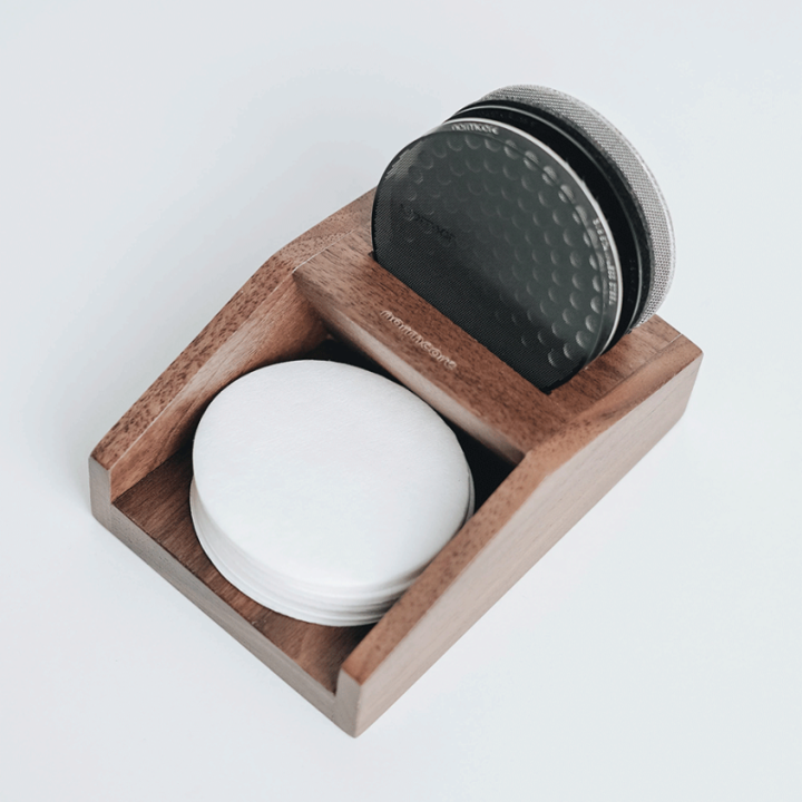 Normcore Hållare för pappersfilter & filterskärmar Valnöt