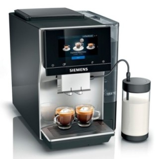 Siemens TP715R07 EQ700 Inox Silver Metallic Espressomaskin Inkl. Mjölkbehållare Glas 0,7 L