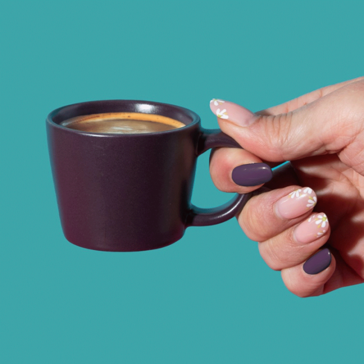 La Cafetiére espressokopp lila 6,5 cl 1 st