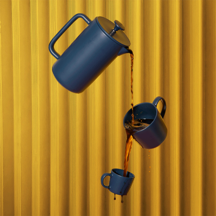 La Cafetiére Espressokopp marinblå 6,5 cl 1 st