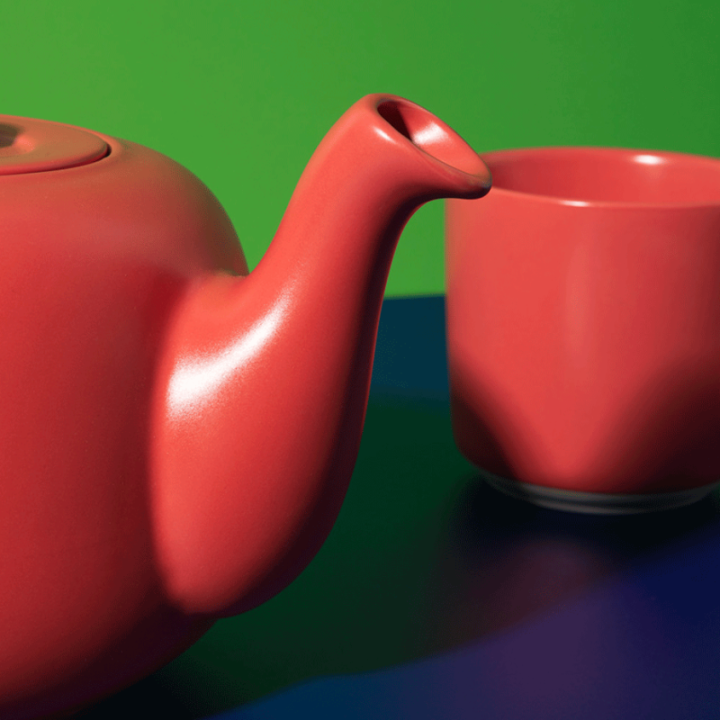 La Cafetière 0,6 L Tebryggare Röd