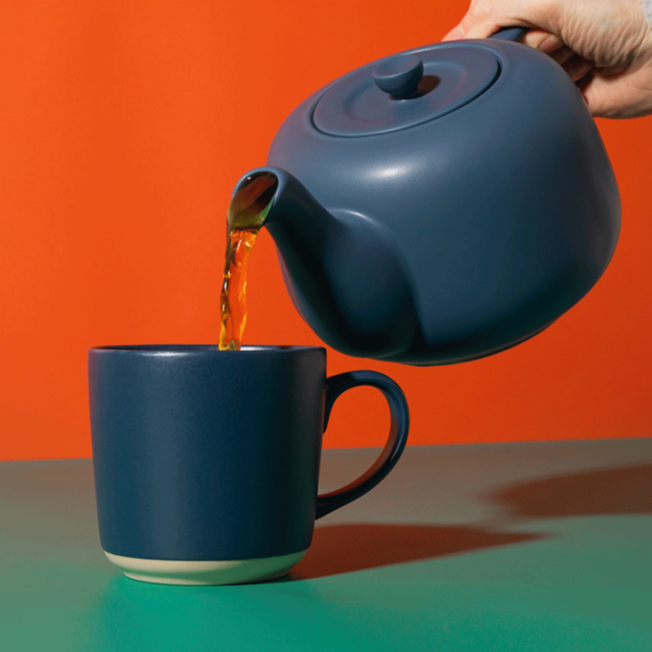 La Cafetière 1,5 L Tebryggare Marinblå