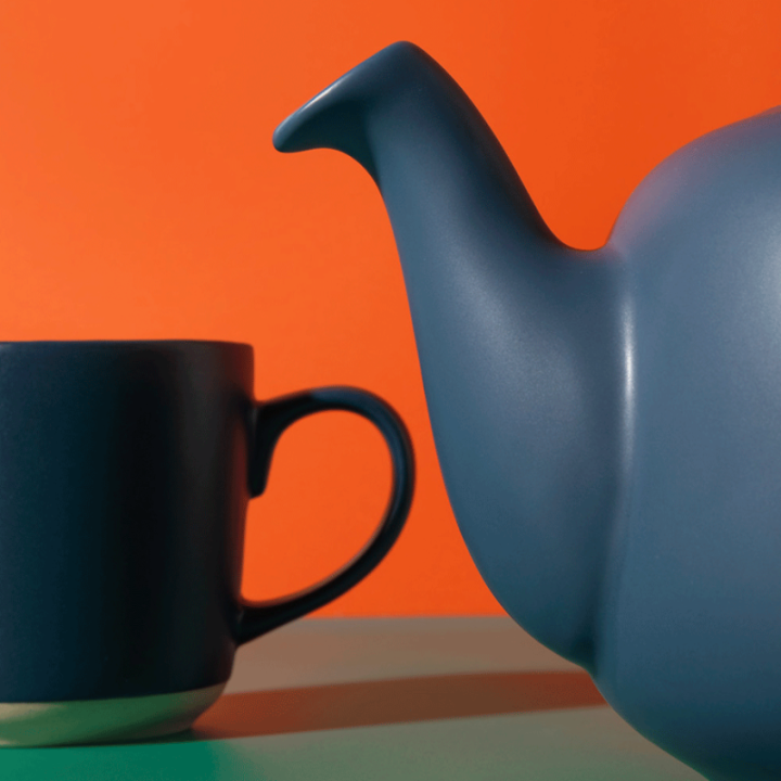 La Cafetière 1,5 L Tebryggare Marinblå