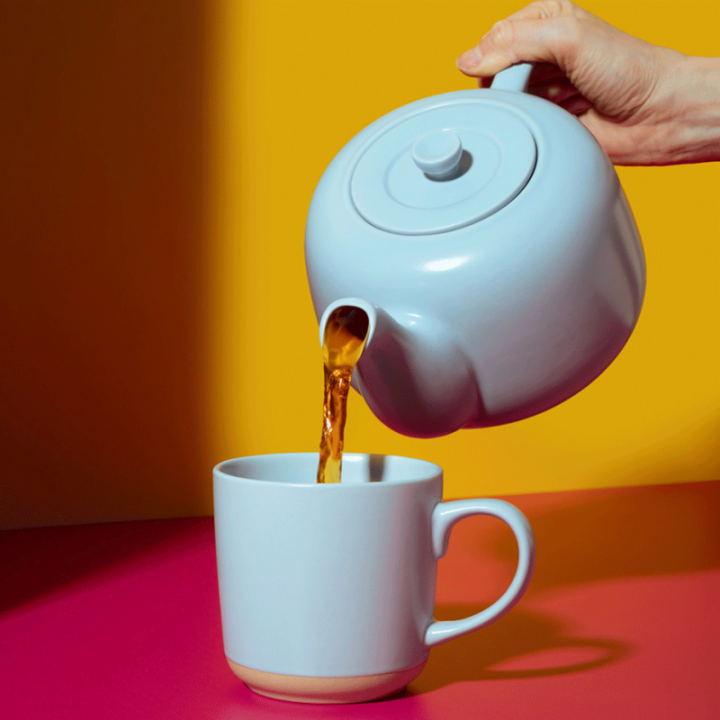 La Cafetière 1,2 L Tebryggare Himmelsblå