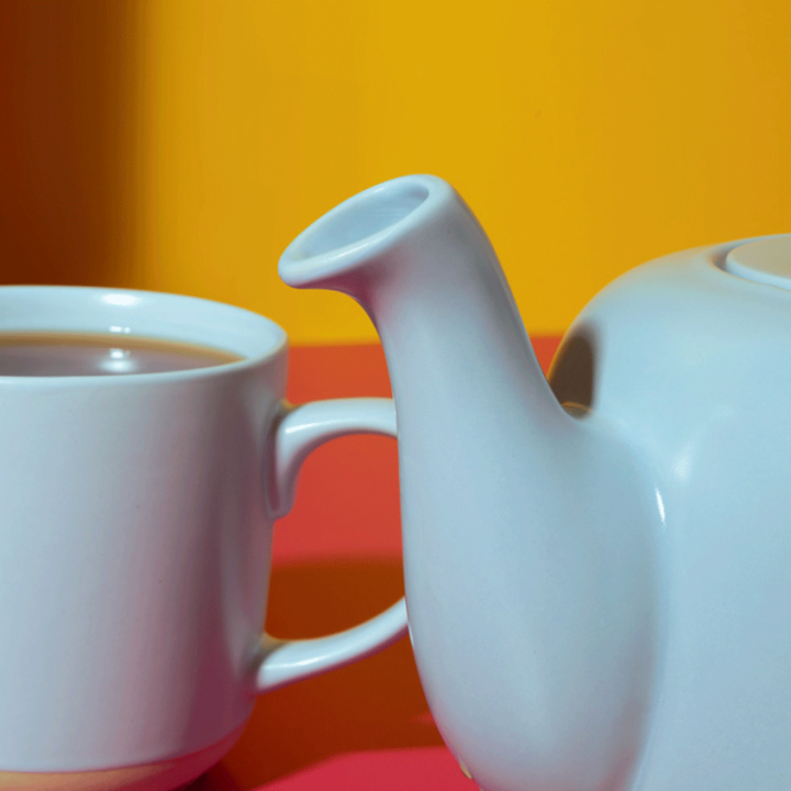 La Cafetière 1,2 L Tebryggare Himmelsblå