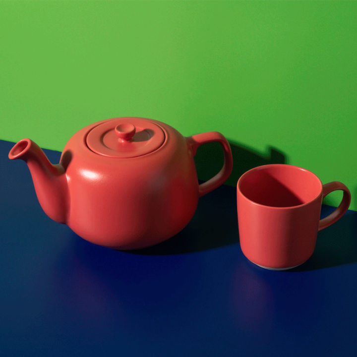 La Cafetière 1,2 L Tebryggare Röd