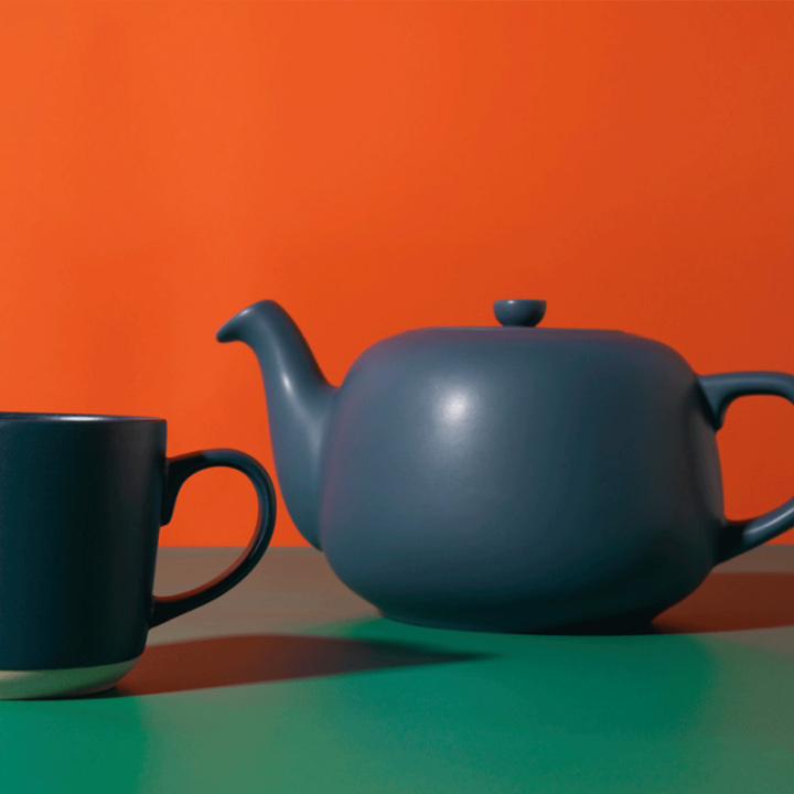 La Cafetière 1,2 L Tebryggare Marinblå