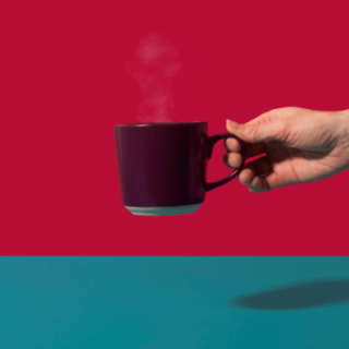 La Cafetiére mugg 35 cl 1 st lila