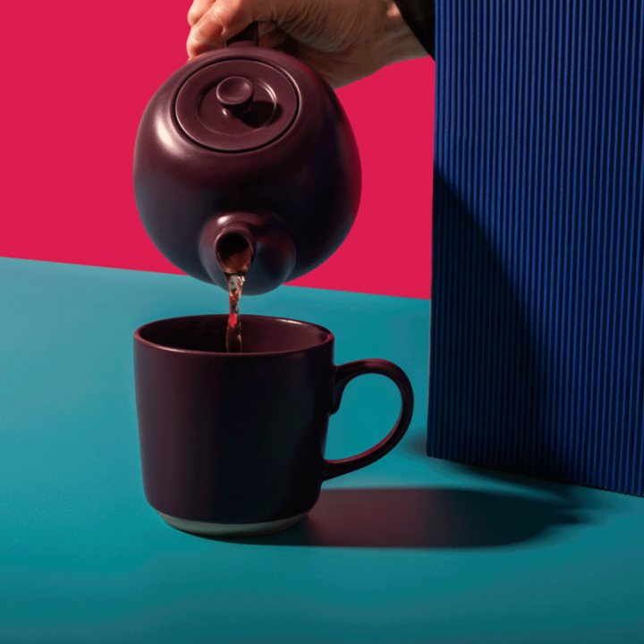 La Cafetiére mugg 35 cl 1 st lila