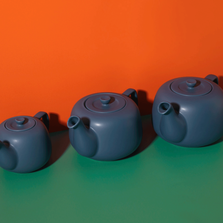 La Cafetière 0,6 L Tebryggare marinblå