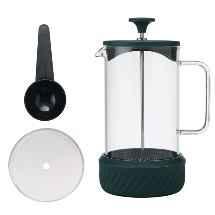 La Cafetière Zero 8 koppar presskanna grön
