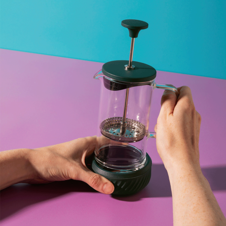 La Cafetière Zero 8 koppar presskanna grön