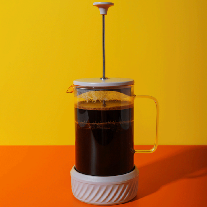 La Cafetière Zero 3 koppar stempelkanna Latte