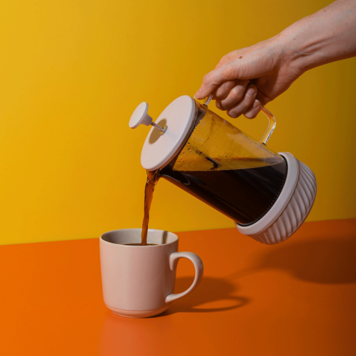 La Cafetière Zero 3 koppar stempelkanna Latte