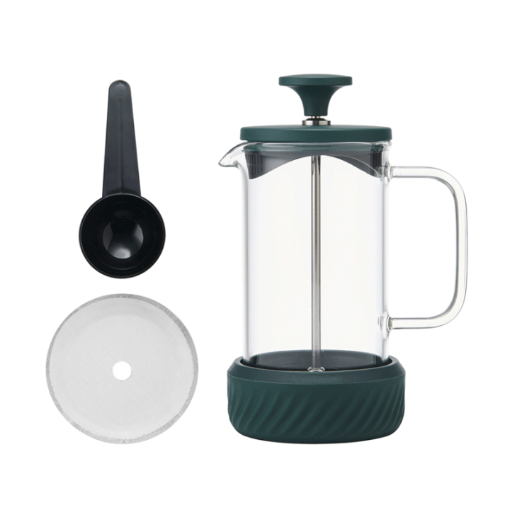 La Cafetière Zero 3-kopps presskanna grön