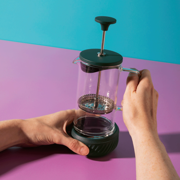 La Cafetière Zero 3-kopps presskanna grön