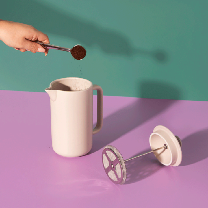 La Cafetière Arezzo 8 koppar stempelkanna Latte