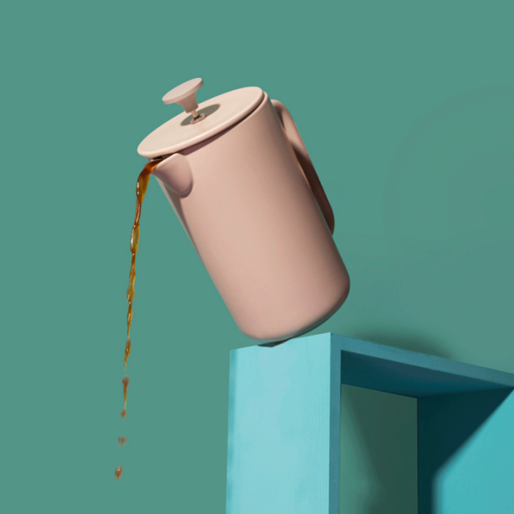 La Cafetière Arezzo 8 koppar stempelkanna Latte