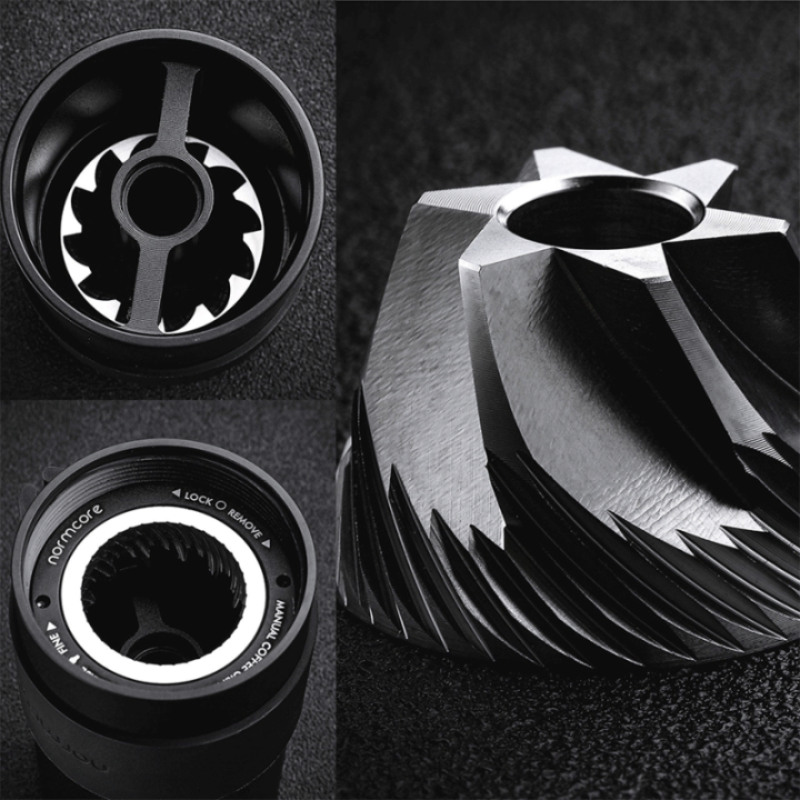 Normcore Manuell Kaffekvarn V2 44mm Rostfritt Stål