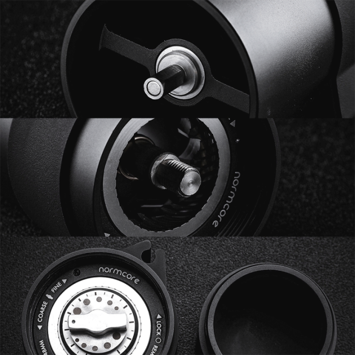 Normcore Manuell Kaffekvarn V2 44mm Rostfritt Stål