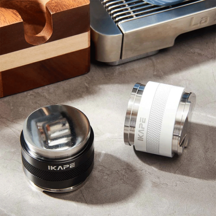 IKAPE 2 i 1 Tamper & Leveling Tool 58 mm Sort