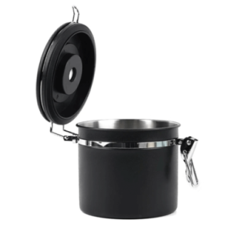 IKAPE Kaffebeholder Sort 600g