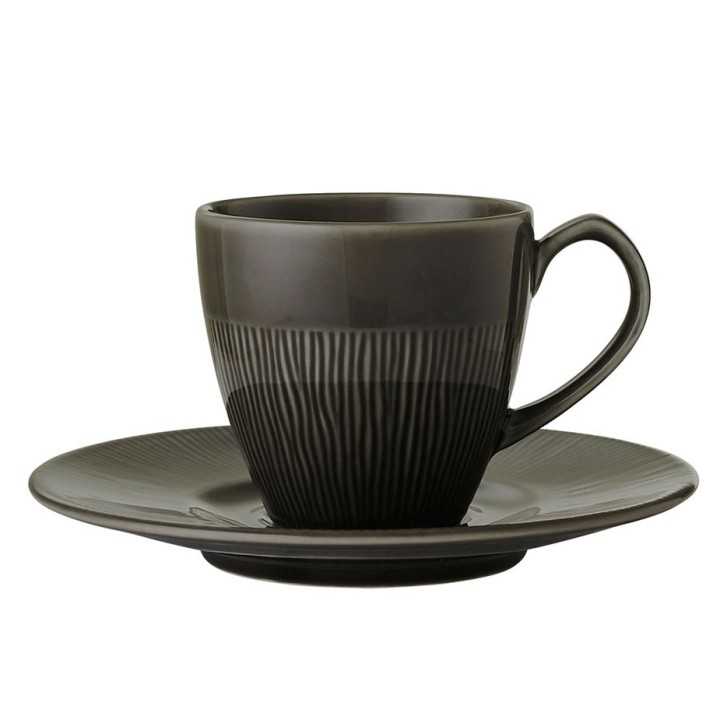 Colormix Kopp m. kaffefat 20cl 6 st Antracitgrå