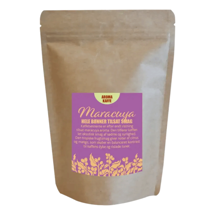 Maracuya Smagskaffe 225g Hele kaffebønner